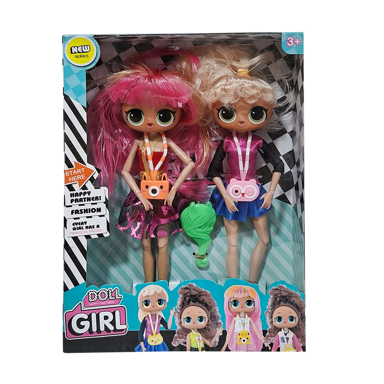 عروسک ال او ال سوپرایز کد 300 بسته 2 عددی