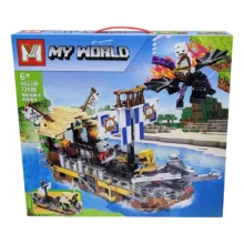 لگو ماینکرافت اژدها و کشتی 724 قطعه ای مدل MG1100