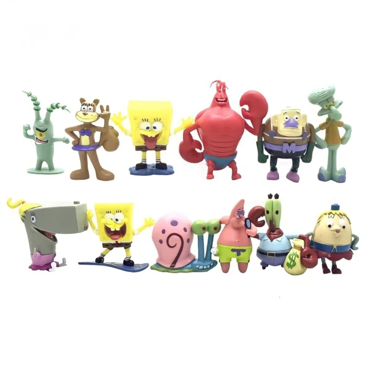 خانه 41 فیگور باب اسفنجی و خرچنگ 12 عددی